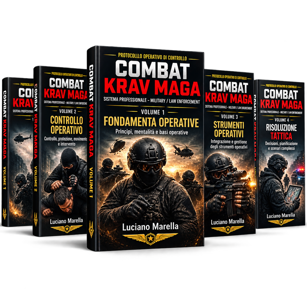 Protocollo Operativo Combat Krav Maga - Militare italiano - 4 volumi
